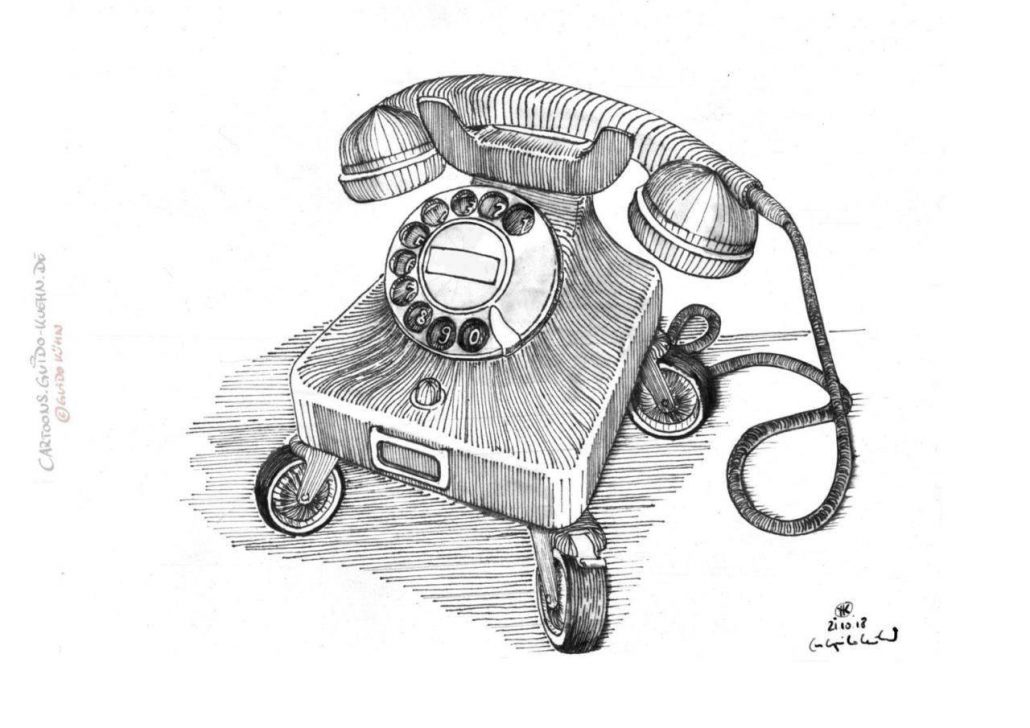 Mobiltelephon (früher Prototyp)