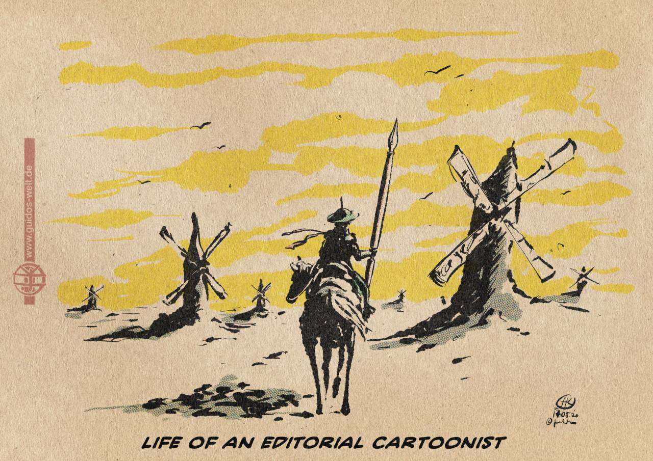 A cartoonist‘s life