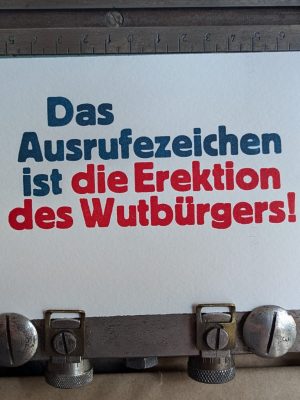 Ausrufezeichenbürger