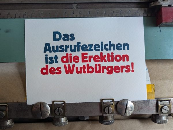 Ausrufezeichenbürger