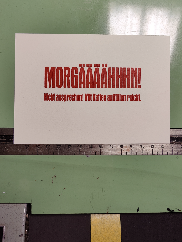 MORGÄÄÄHHHN!