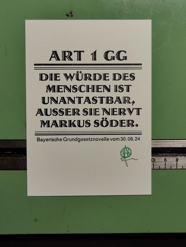 Die Würde des Menschen