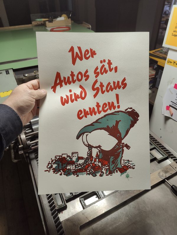 Staus ernten 42 x 30cm