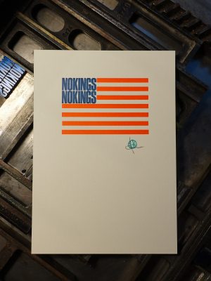 NO KINGS (ca. 21 x 15cm)