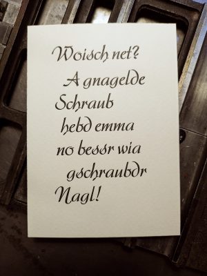 Gnagelde Schraub
