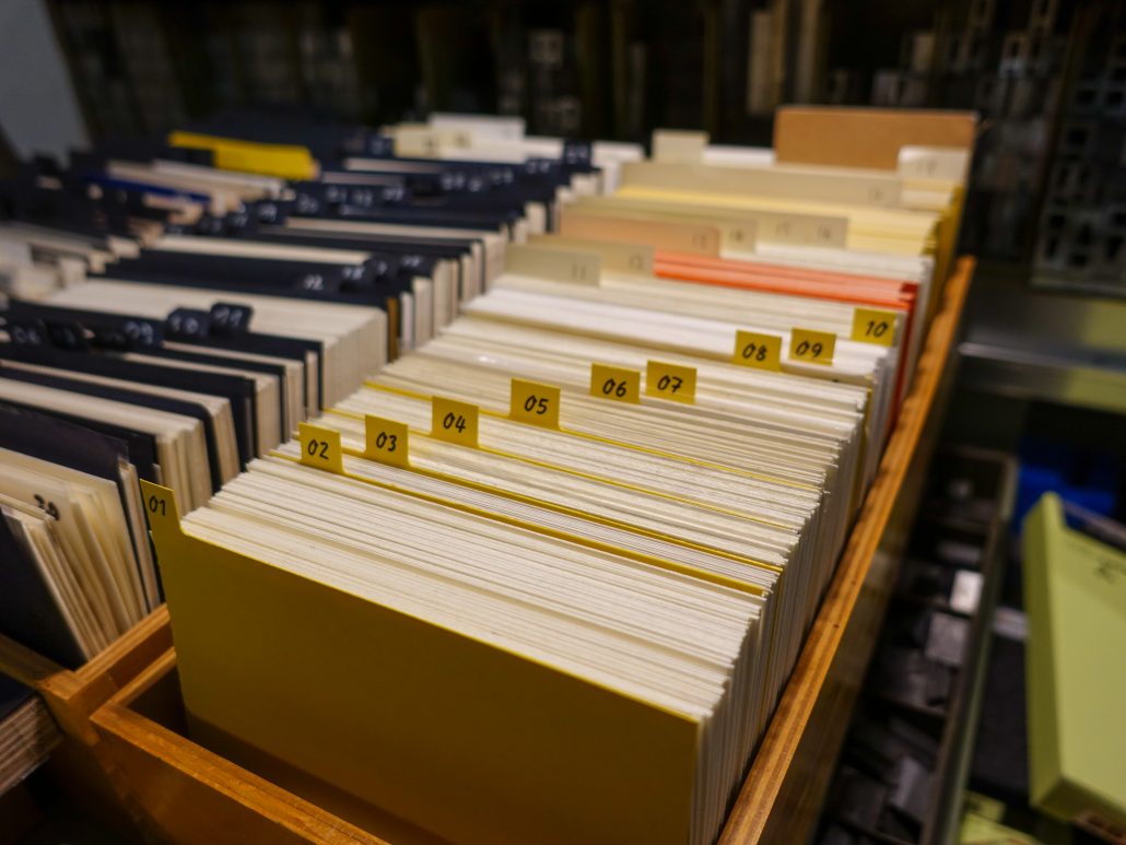 Habt die Register schön