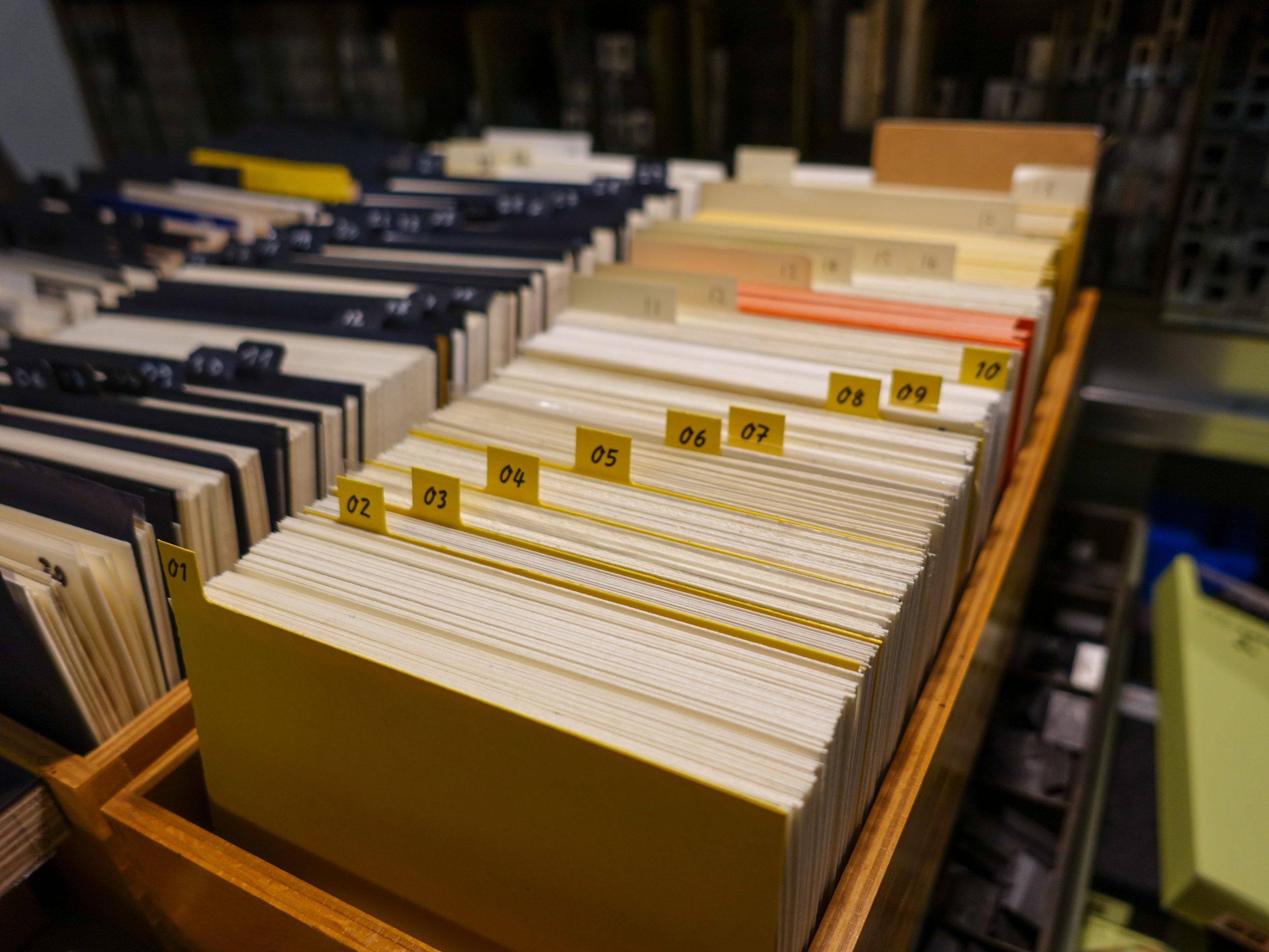 Habt die Register schön