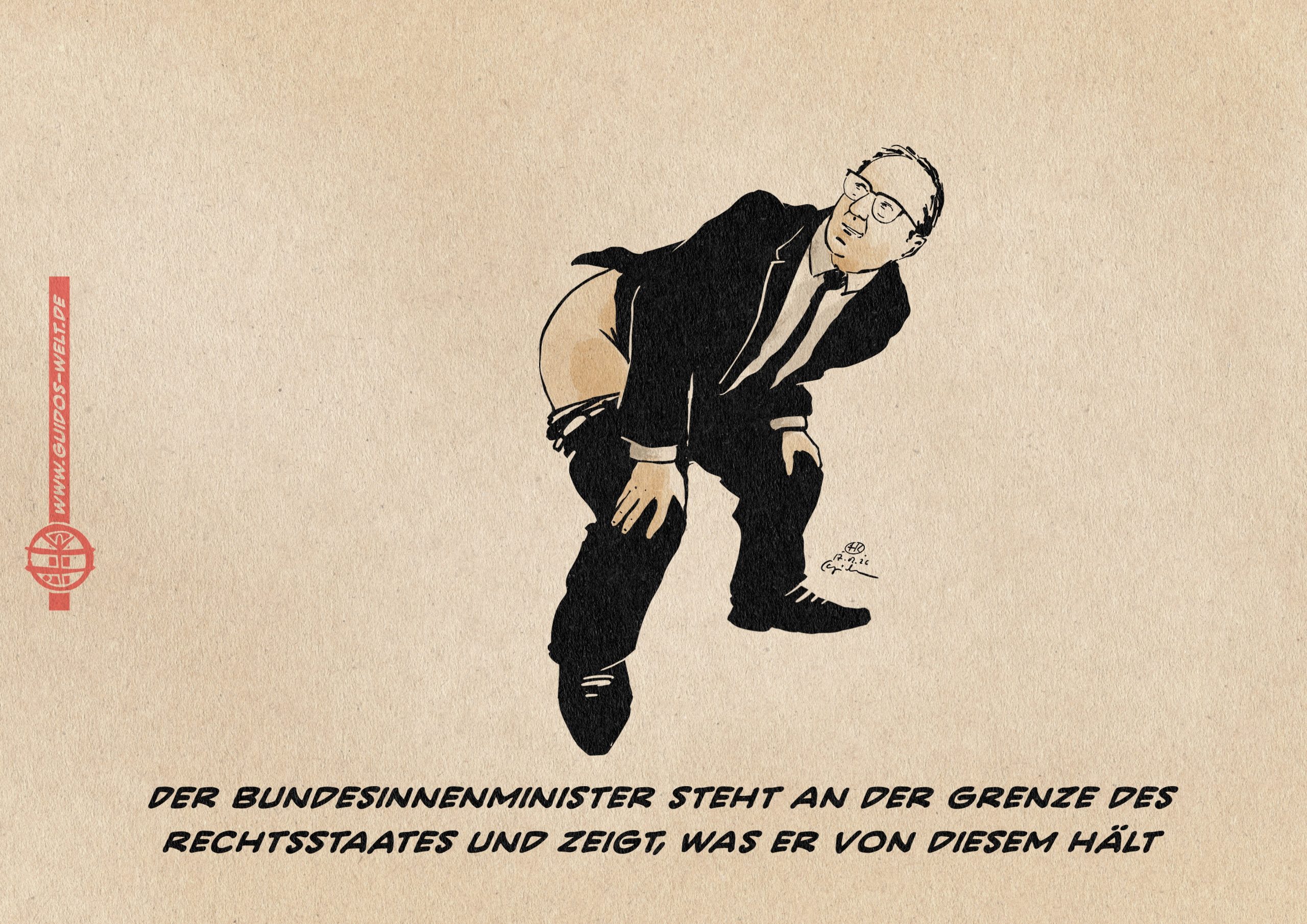 Rechtsstaatliche Abschiedsgrüße