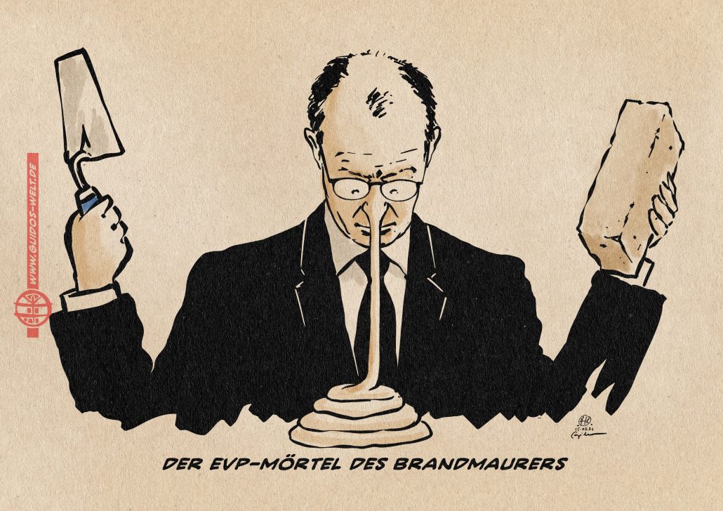 Der Mörtel des Brandmaurers