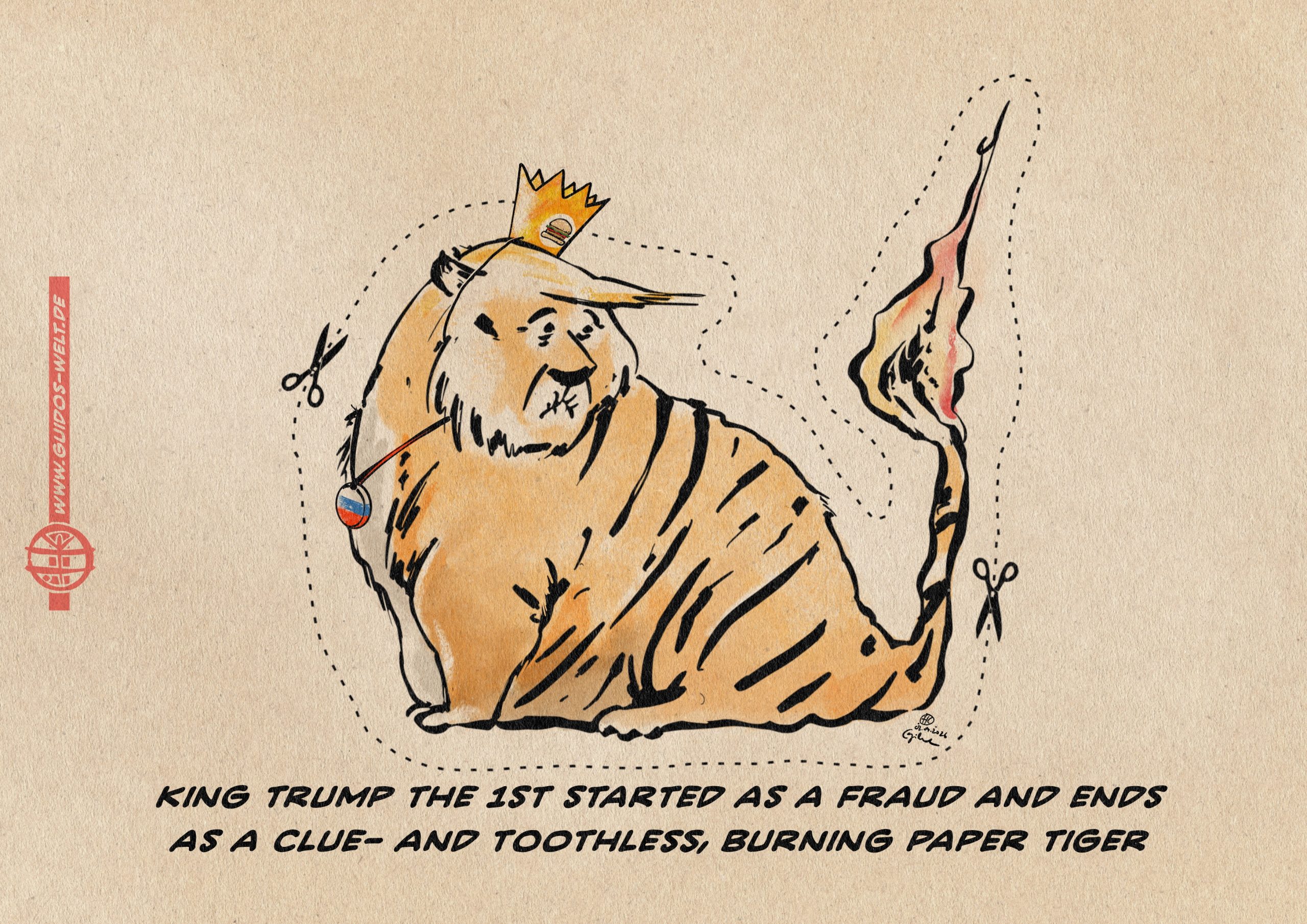 Burning Paper Tiger