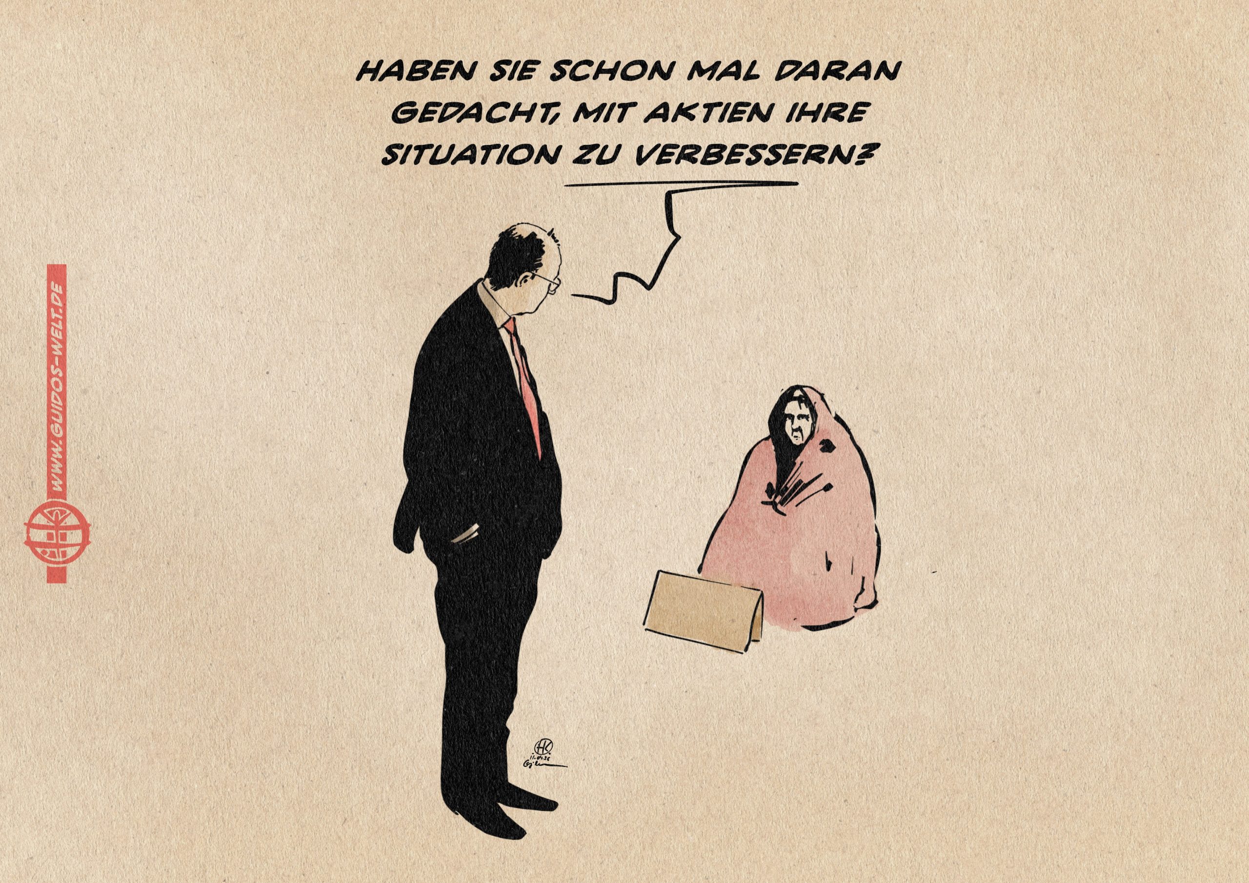 Die Weltsicht des glückhaften Profiteurs