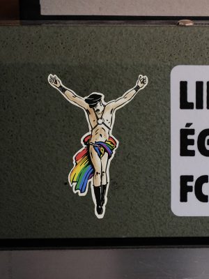 Sticker Jesus Gay